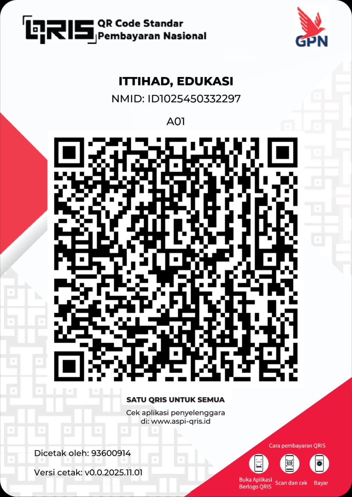 QRIS Donasi Ittihad